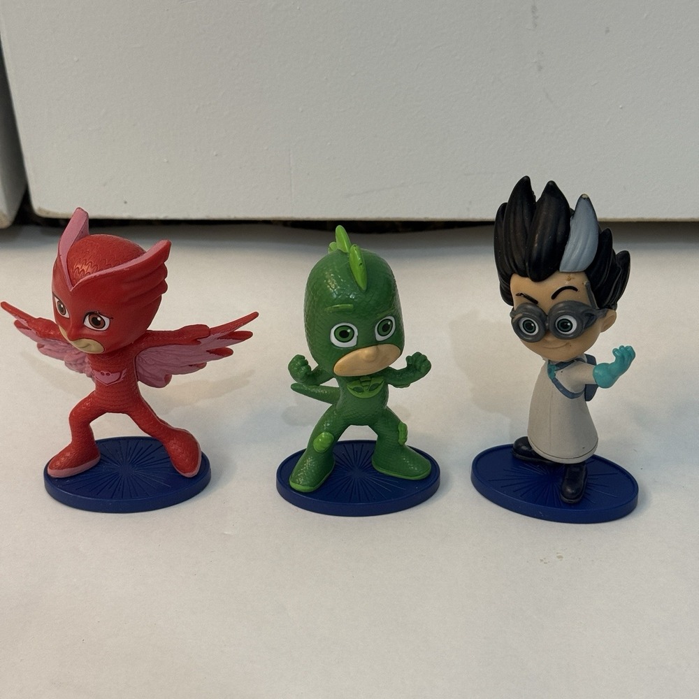 Just Play: PJ Masks - Collectible‎ Figure Set - Gekko, Owlette, & Romeo